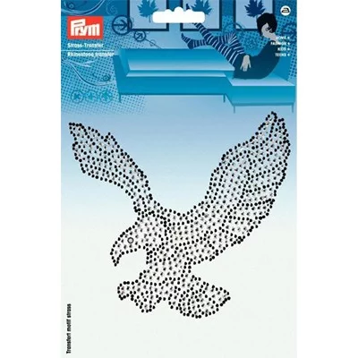 926508 Термостразы "Орел" 13,5х12 см, серебристый/черный цв., Prym