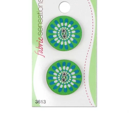 Пуговицы, "Fabric Sensation", арт 3613, 2 отв., 25 мм, нейлон, 2 шт