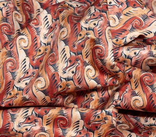 Поплин "Морские коньки", 1022112