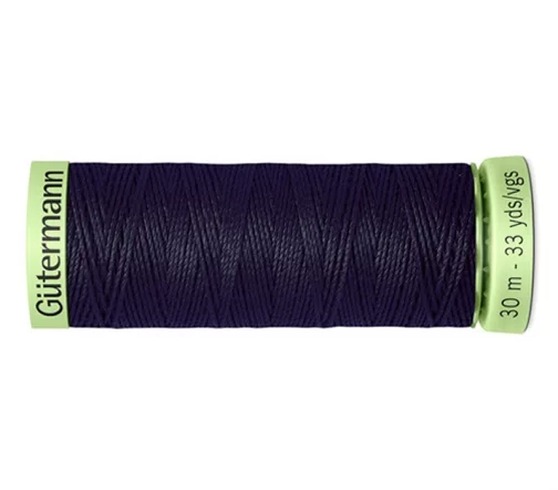 Нить Top Stitch для отстрочки, 30м, 100% п/э, цвет 665 сине-черный, Gutermann 744506