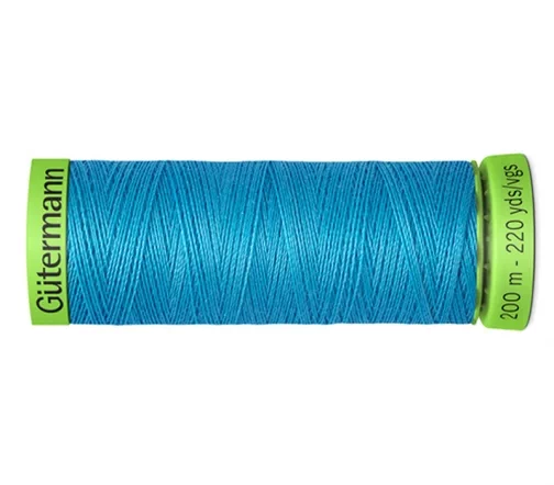 Нить Extra Fine 150 для особо деликатных тканей, 200м, 100% п/э, цв.197 лаз.-голуб, Gutermann 744581