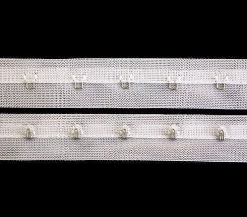 Крючки и петли на ленте, 25 мм, цвет белый, ГУ4170-2