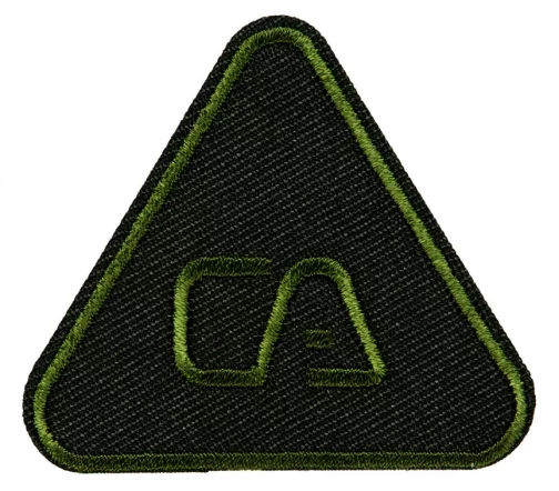 Термоаппликация HKM "Треугольник", 5,5 х 4,7 см, цвет темно-зеленый