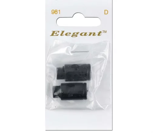 Ограничители, Elegant, арт. 981 G, 1 отв., пластик, 2 шт.