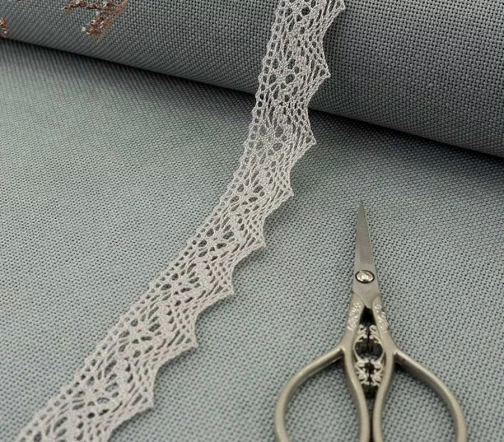 Кружево плетеное GOODMAN, ширина 25 мм, уп./5 м, цвет серый