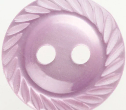 Пуговицы Hemline "Basic", пластик, 2 отв., 18 мм, 8 шт., цвет сиреневый