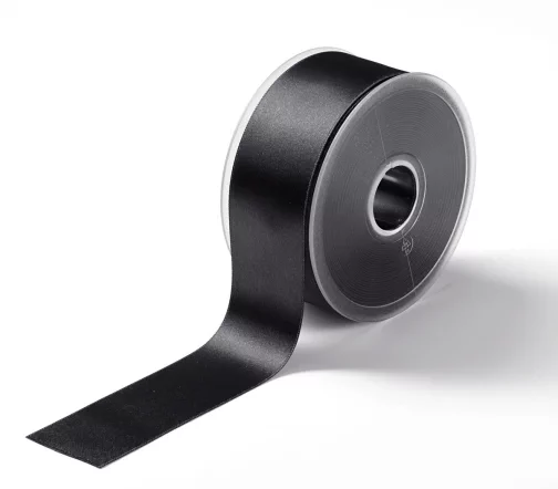 9828 Атласная лента 38мм (00 черный) Prym