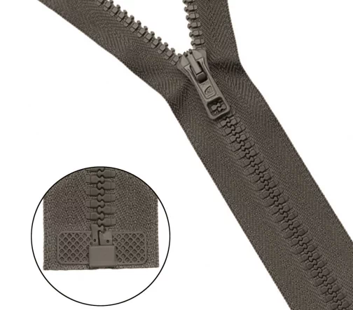 Молния ARTA "трактор" разъем. (1 зам.,Т6) -50см (2076) (196 дым), 193-50-196