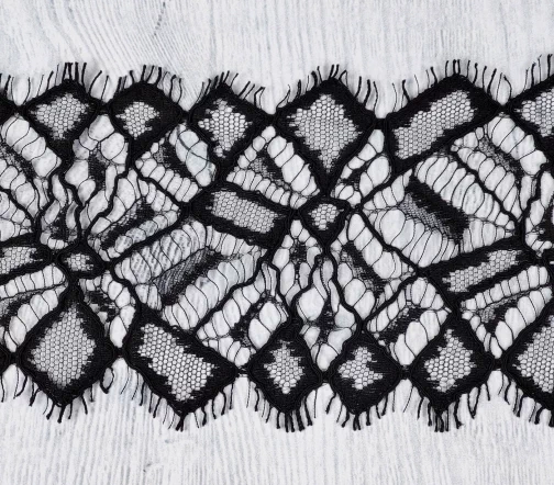 Кружево кордовое Sophie Hallette, ширина 10 см, цвет черный