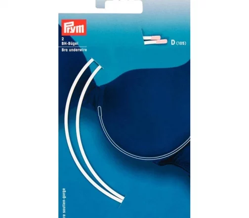 991807 Косточки для бюстгальтера, размер D (105) белый цв. Prym