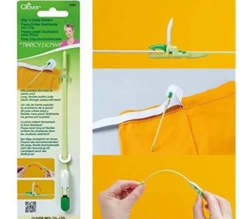 9582 Гибкая пластиковая игла с креплением для продергивания Clover