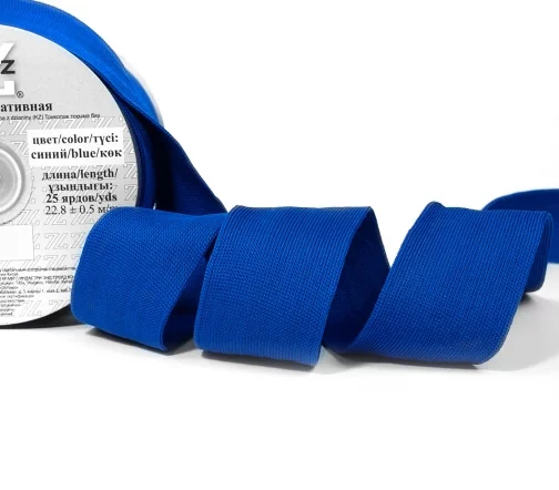 Тесьма декоративная "BLITZ" лампасная, 40 мм, цвет синий