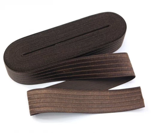 Резинка-пояс MATSA, 40 мм, арт 4391, цвет темно-коричневый