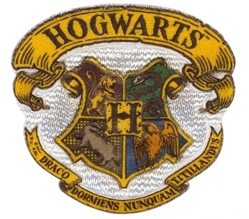 Термоаппликация "Хогвартс эмблема", 5,7 x 6,2 см, арт. 37699