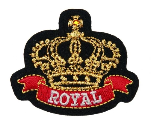 926678 Термоаппликация "Корона ROYAL" 5,8х5 см, цвет черный/золото/красный, Prym