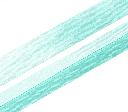 Косая бейка SAFISA атласная, 20 мм, п/э, цвет 053, ментоловый