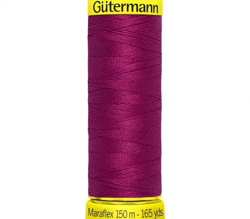 Нить Maraflex для трикотажа, 150м, 100% п/э, цвет 384 малиновый щербет, Gutermann 777000