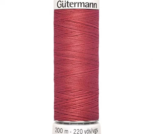 Нить Sew All для всех материалов, 200м, 100% п/э, цвет 519 т.лососевый, Gutermann 748277