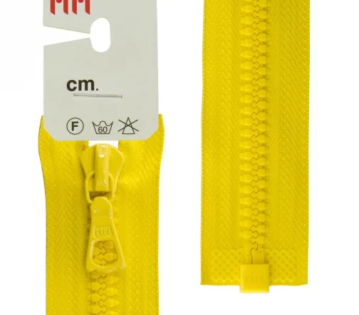 Молния Riri трактор разъёмная, 1 замок, 6мм, 40см, цвет 2304, желтый