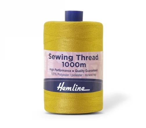 Нить универсальная 40/2, 1000м, 100% п/э, цвет 510 состаренное золото, Hemline N4124