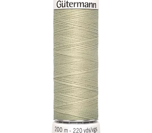 Нить Sew All для всех материалов, 200м, 100% п/э, цвет 503 желтовато-серый, Gutermann 748277