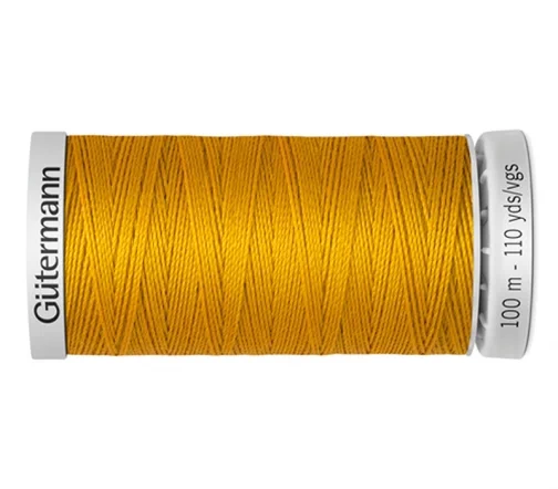 Нить Extra Strong суперкрепкая, 100м, 100% п/э, цвет 362 оранжево-желтый, Gutermann 724033