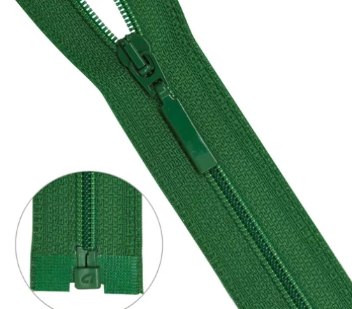 Молния ARTA "витая" разъем., 1 зам., Т6 - 85см (529 зеленый), 253-85-529