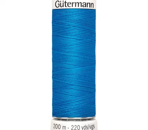 Нить Sew All для всех материалов, 200м, 100% п/э, цвет 386 королевский синий, Gutermann 748277