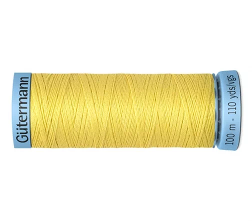 Нить Silk S303 для тонких швов, 100м, 100% шелк, цвет 580 грушево-зеленый, Gutermann 744590