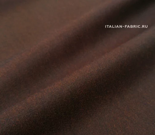 Шерсть костюмная Piacenza, цвет оранжево-коричневый меланж, 01204