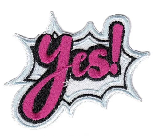 Термоаппликация Marbet "Yes!", 8 х 7 см, арт. 565014