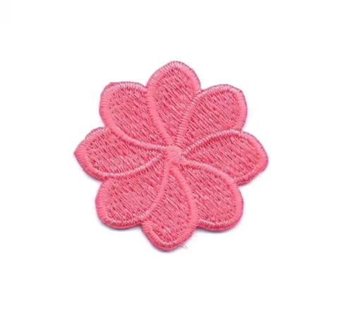 Термоаппликация Marbet "Цветок восьмилистник", 3 х 3 см, коралловый, 569205.R