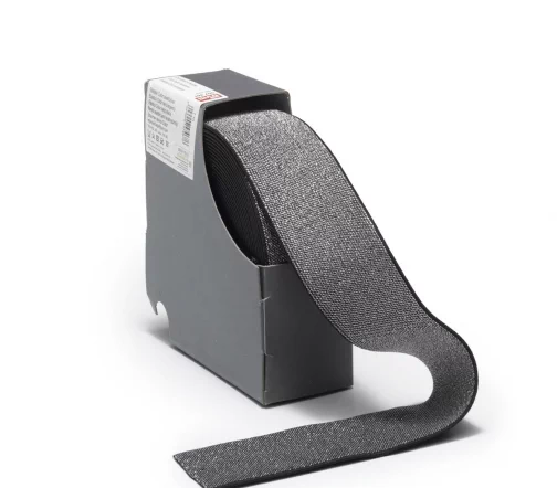 957467 Эластичная лента Color 50мм, черн/серебро, Prym