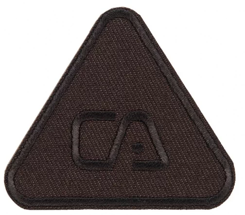 Термоаппликация HKM "Треугольник", 5,5 х 4,7 см, цвет т.коричневый