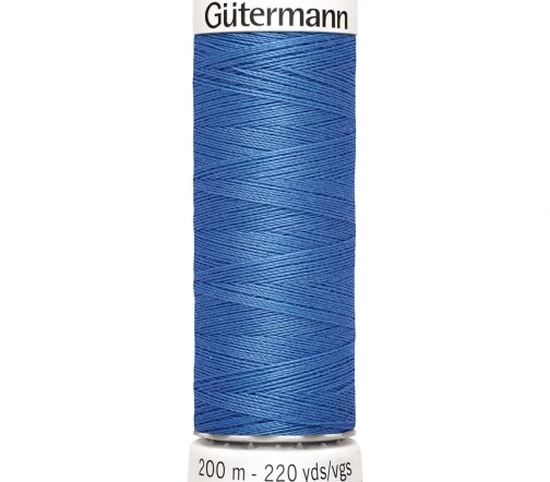 Нить Sew All для всех материалов, 200м, 100% п/э, цвет 213 голубой джинс, Gutermann 748277