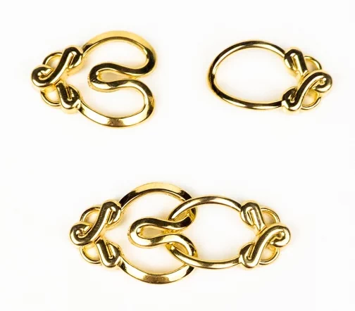 Застежка Union Knopf, 45 мм, металл, цвет золото, 500894-045-0084