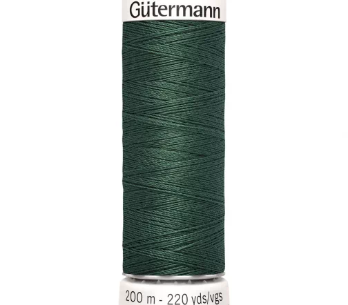 Нить Sew All для всех материалов, 200м, 100% п/э, цвет 302 пыльно серо-зеленый, Gutermann 748277