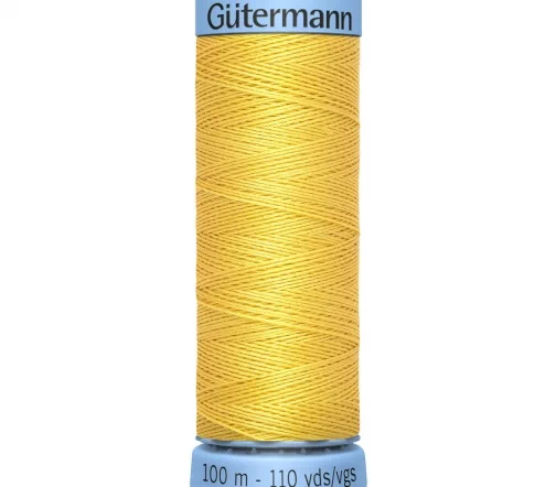 Нить Silk S303 для тонких швов, 100м, 100% шелк, цвет 104, Gutermann 744590