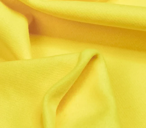 Футер трехнитка с начесом, цвет желтый, 1122415