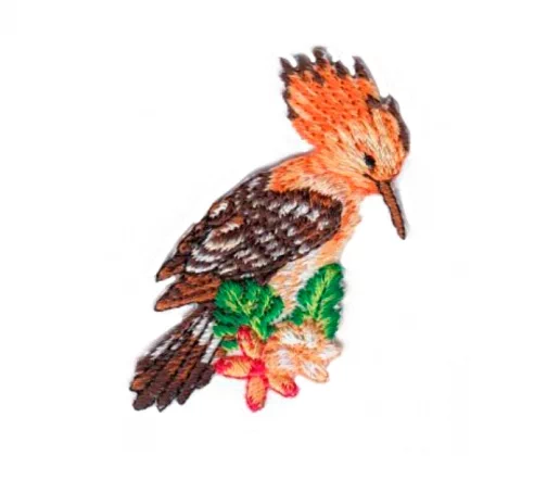 Термоаппликация Marbet "Удод", 6 х 3,5 см, 565118.D