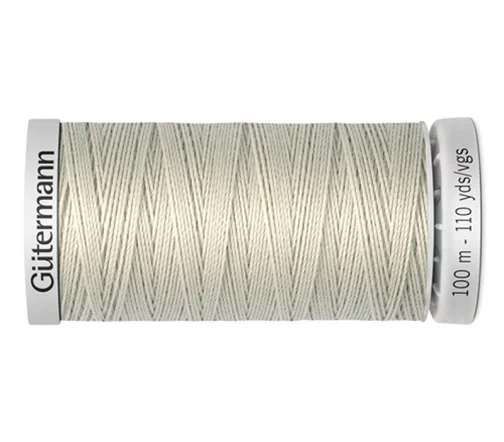 Нить Extra Strong суперкрепкая, 100м, 100% п/э, цвет 299 св.серо-бежевый, Gutermann 724033