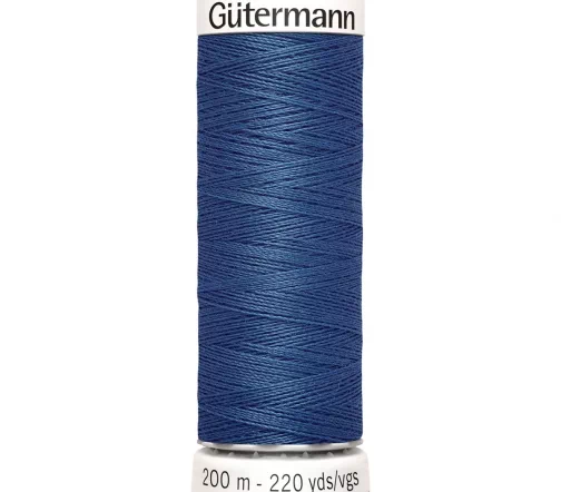 Нить Sew All для всех материалов, 200м, 100% п/э, цвет 786 синий джинсовый, Gutermann 748277