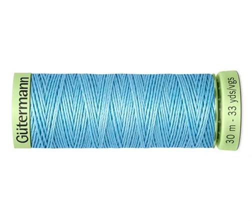 Нить Top Stitch для отстрочки, 30м, 100% п/э, цвет 196 бледно-лазурный, Gutermann 744506