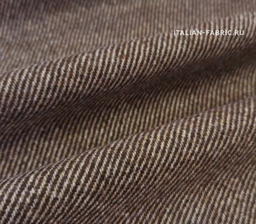 Шерсть с кашемиром костюмная Loro Piana, цвет коричневый меланж, 61552