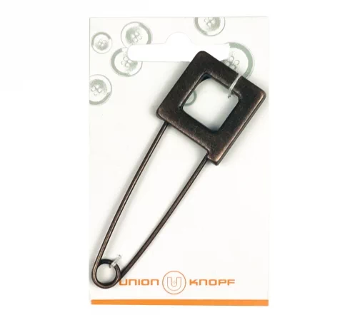 Булавка декоративная Union Knopf, 7,8 см, металл, цвет бронзовый антик, 196008