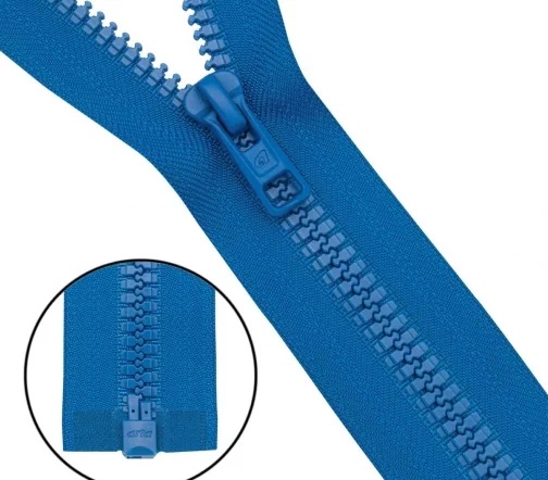 Молния ARTA "трактор" разъем. (1 зам.,Т6) -60см (2076) (A146 василек), 193-60-A146