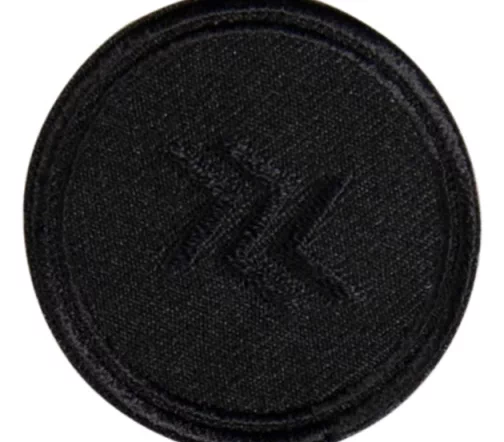 Термоаппликация HKM "Круг", 4,9 см, цвет черный, 38626-7