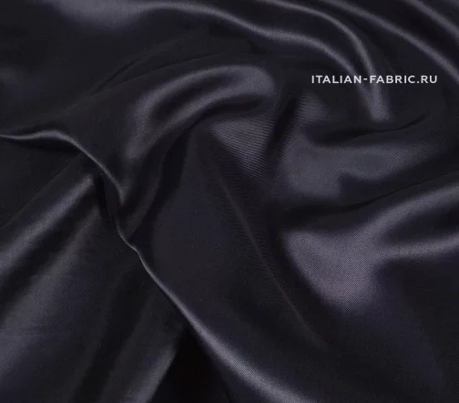 Подкладочная ткань, цвет темно-синий, 1062025