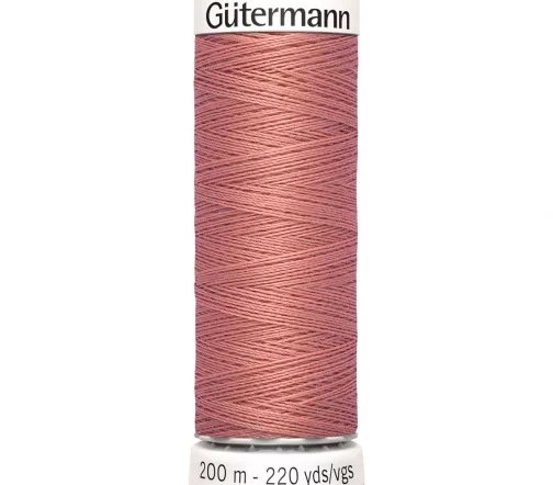 Нить Sew All для всех материалов, 200м, 100% п/э, цвет 079 карамельно-персиковый, Gutermann 748277