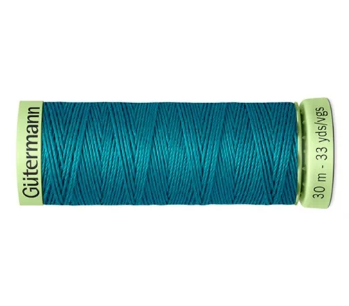 Нить Top Stitch для отстрочки, 30м, 100% п/э, цвет 189 зеленая бирюза, Gutermann 744506